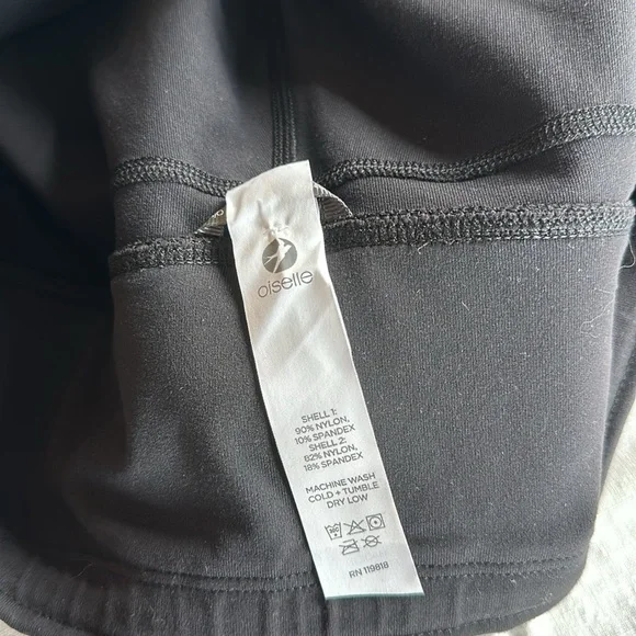 Oiselle Black Performance Athletic Shorts - Picture 7 of 8